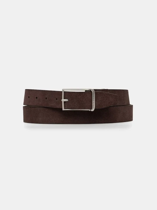 Zdjęcie produktu Armani Exchange pasek męski zamszowy brązowy