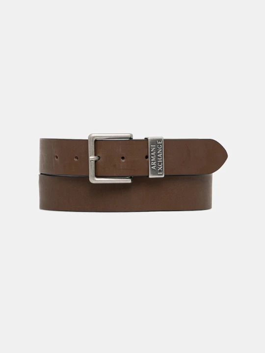Zdjęcie produktu Armani Exchange pasek męski skórzany brązowy