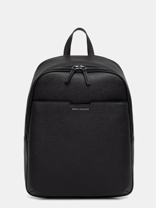 Zdjęcie produktu Armani Exchange plecak męski z imitacji skóry czarny