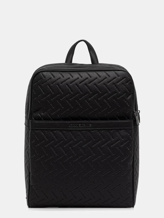 Zdjęcie produktu Armani Exchange plecak męski z imitacji skóry czarny