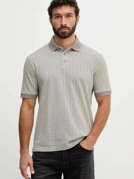 Zdjęcie produktu Armani Exchange polo bawełniane beżowy