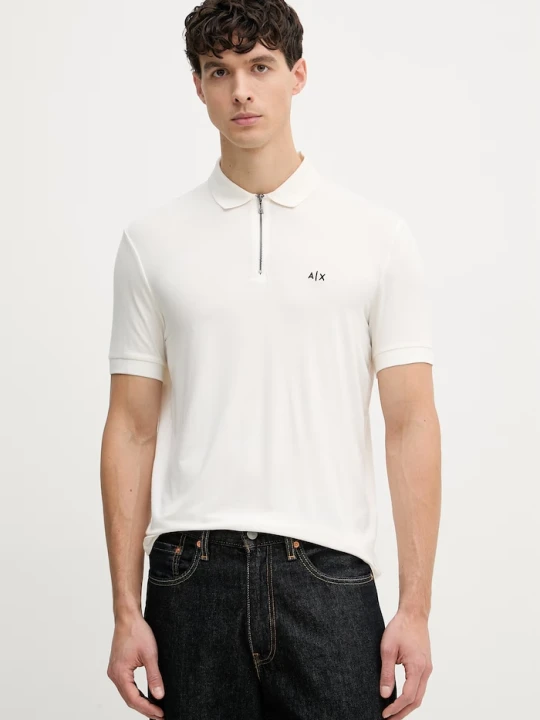 Zdjęcie produktu Armani Exchange polo męskie beżowy