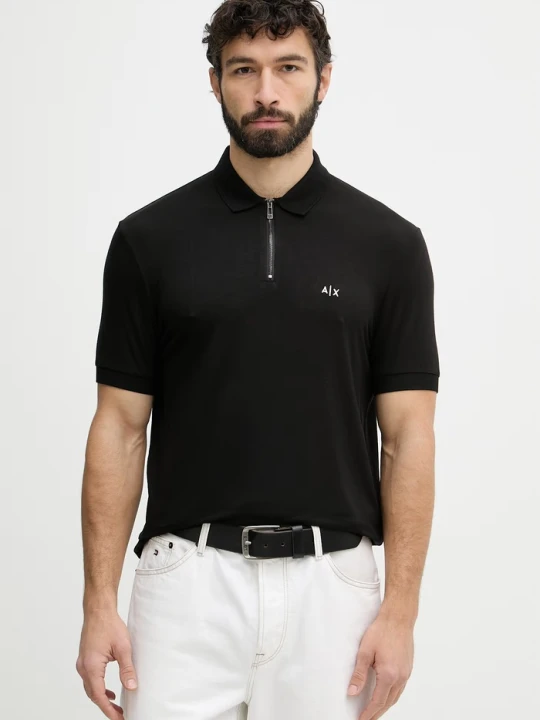 Zdjęcie produktu Armani Exchange polo męskie czarny