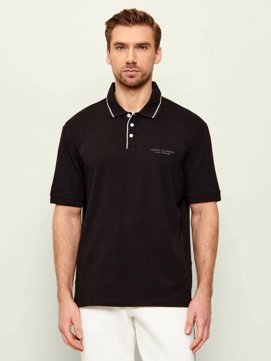 Zdjęcie produktu Armani Exchange Polo | Regular Fit czarny