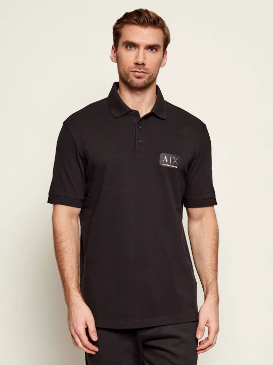 Zdjęcie produktu Armani Exchange Polo | Regular Fit czarny