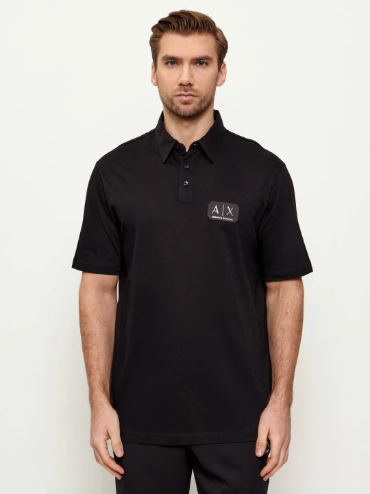 Zdjęcie produktu Armani Exchange Polo | Regular Fit czarny