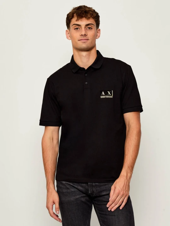 Zdjęcie produktu Armani Exchange Polo | Regular Fit czarny