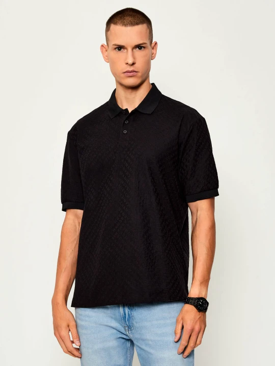 Zdjęcie produktu Armani Exchange Polo | Regular Fit czarny