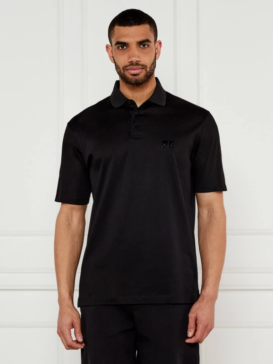 Zdjęcie produktu Armani Exchange Polo | Regular Fit czarny