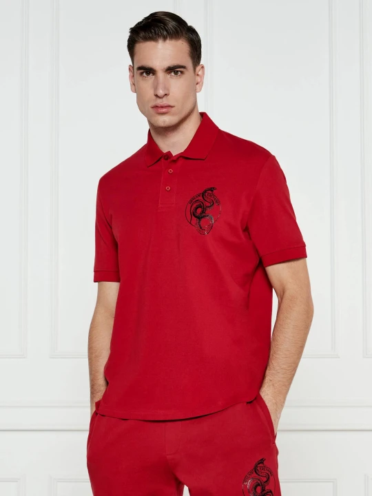 Zdjęcie produktu Armani Exchange Polo | Regular Fit czerwony