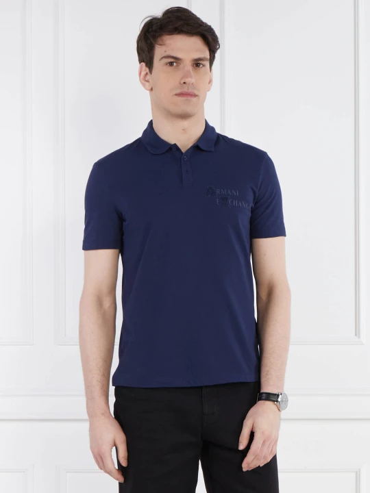 Zdjęcie produktu Armani Exchange Polo | Regular Fit granatowy