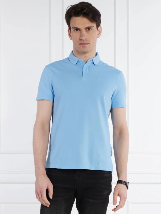 Zdjęcie produktu Armani Exchange Polo | Regular Fit błękitny