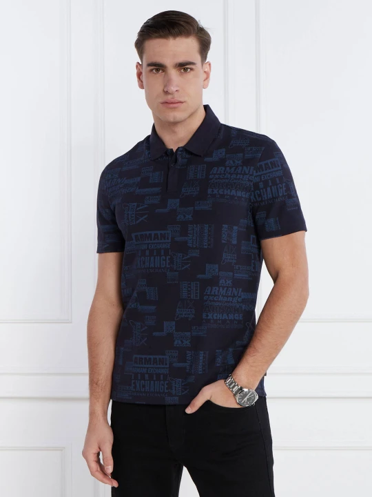 Zdjęcie produktu Armani Exchange Polo | Regular Fit granatowy