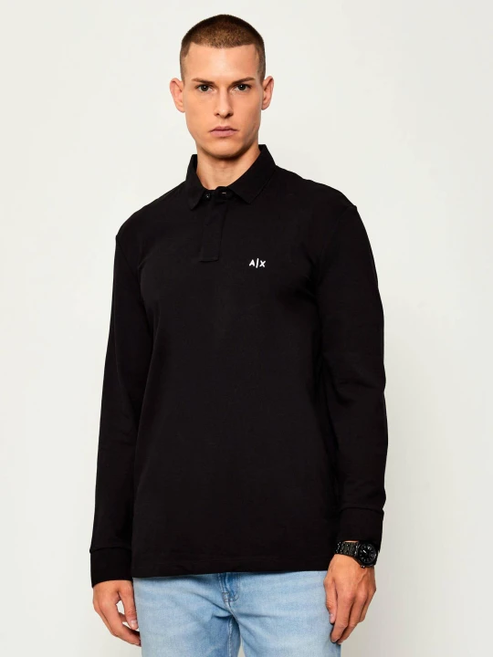 Zdjęcie produktu Armani Exchange Polo | Regular Fit czarny