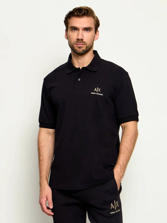 Zdjęcie produktu Armani Exchange Polo | Regular Fit czarny
