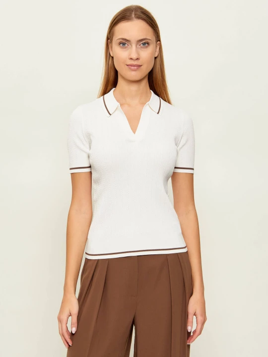 Zdjęcie produktu Armani Exchange Polo | Slim Fit ecru