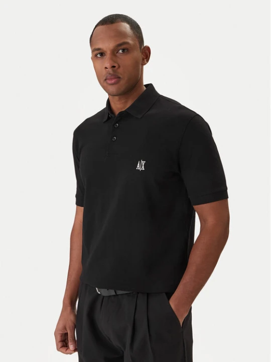 Zdjęcie produktu Armani Exchange Polo XM000367 AF13022 UC001 Czarny Regular Fit