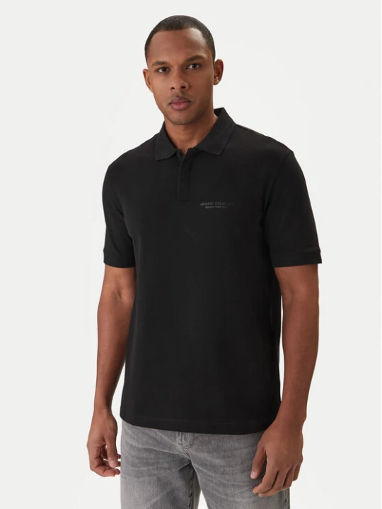 Zdjęcie produktu Armani Exchange Polo XM001286 AF10366 UC001 Czarny Regular Fit