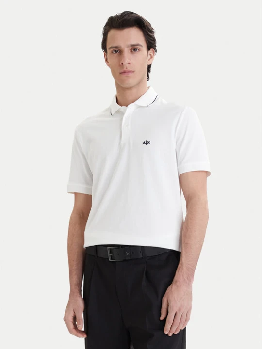 Zdjęcie produktu Armani Exchange Polo XM001289 AF10363 U0009 Biały Regular Fit