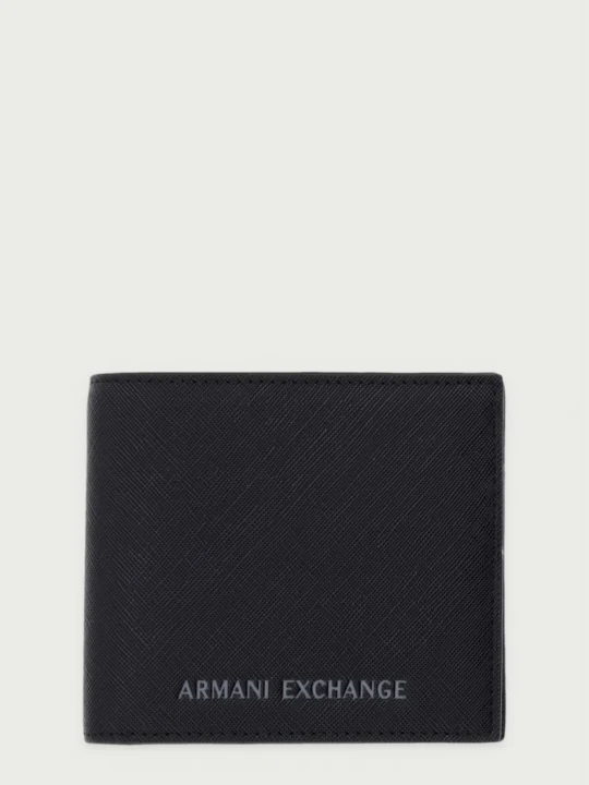 Zdjęcie produktu Armani Exchange portfel męski z imitacji skóry czarny