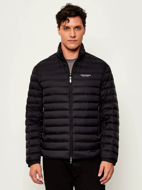 Zdjęcie produktu Armani Exchange Puchowa kurtka | Regular Fit czarny