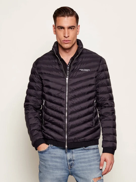 Zdjęcie produktu Armani Exchange Puchowa kurtka | Regular Fit czarny