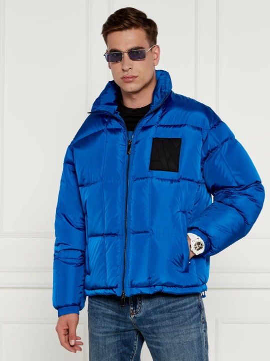 Zdjęcie produktu Armani Exchange Puchowa kurtka | Regular Fit niebieski