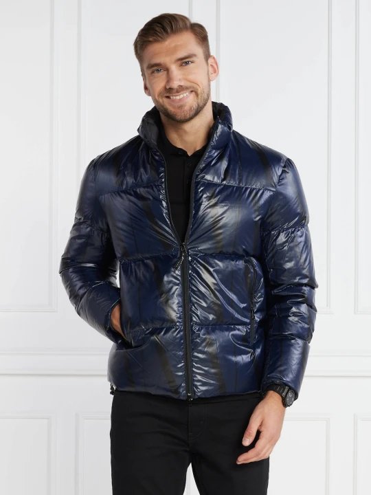 Zdjęcie produktu Armani Exchange Puchowa kurtka | Regular Fit granatowy