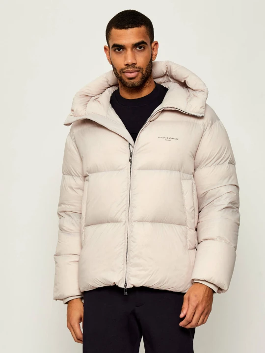 Zdjęcie produktu Armani Exchange Puchowa kurtka | Regular Fit beżowy