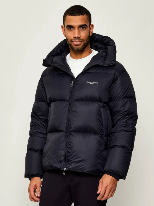 Zdjęcie produktu Armani Exchange Puchowa kurtka | Regular Fit granatowy