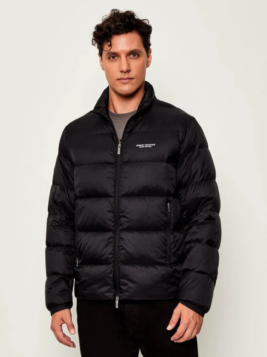 Zdjęcie produktu Armani Exchange Puchowa kurtka | Regular Fit czarny