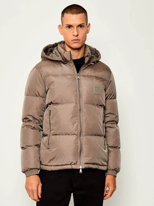 Zdjęcie produktu Armani Exchange Puchowa kurtka | Regular Fit beżowy