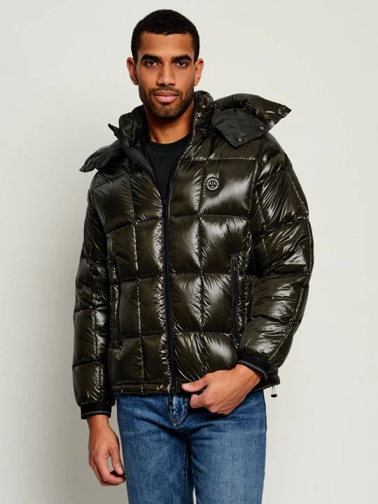 Zdjęcie produktu Armani Exchange Puchowa kurtka | Regular Fit oliwkowy