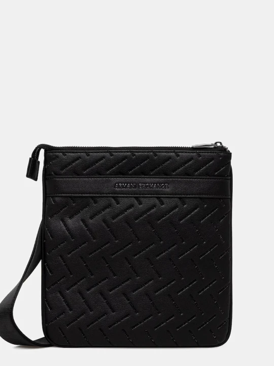 Zdjęcie produktu Armani Exchange saszetka męska z imitacji skóry czarny
