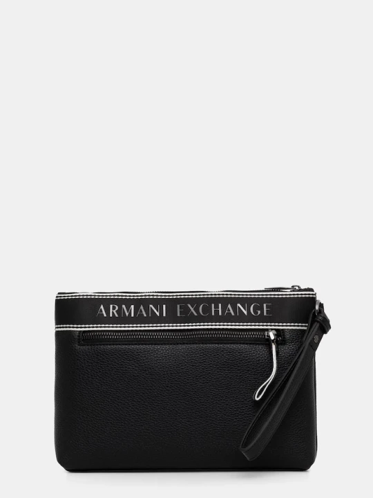 Zdjęcie produktu Armani Exchange saszetka męska z imitacji skóry czarny