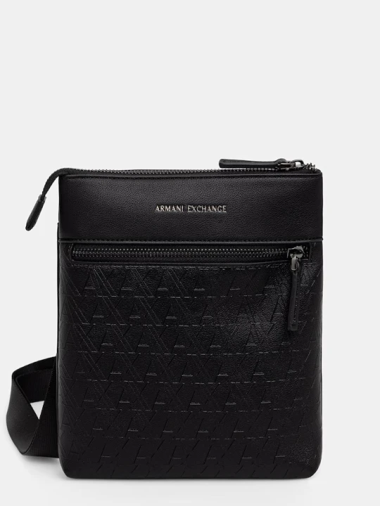 Zdjęcie produktu Armani Exchange saszetka męska z imitacji skóry czarny