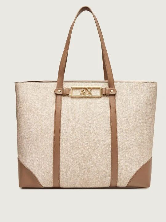 Zdjęcie produktu Armani Exchange Shopperka beżowy