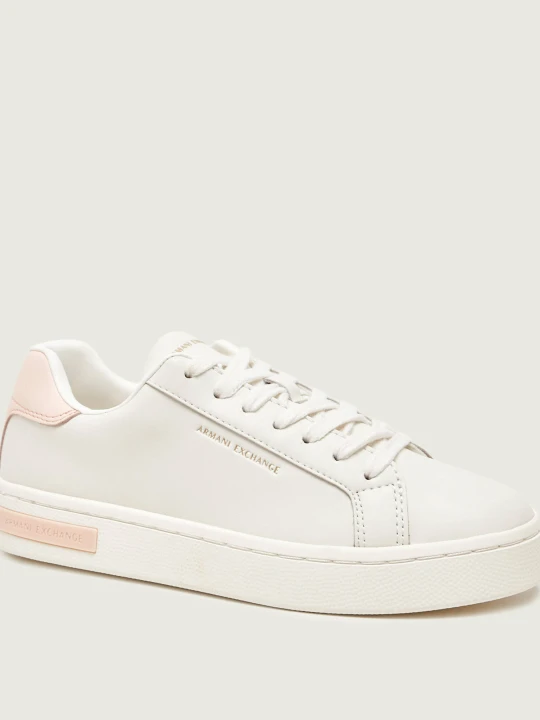 Zdjęcie produktu Armani Exchange Skórzane sneakersy biały