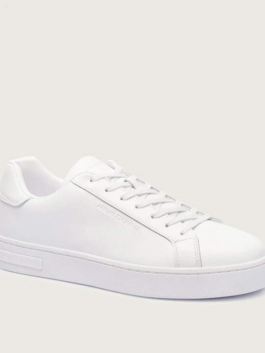Zdjęcie produktu Armani Exchange Skórzane sneakersy biały