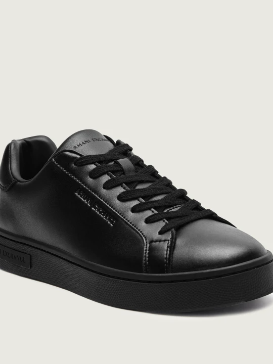 Zdjęcie produktu Armani Exchange Skórzane sneakersy czarny