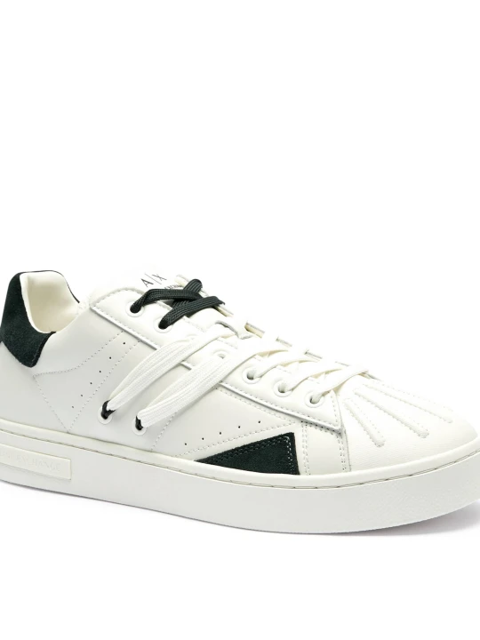 Zdjęcie produktu Armani Exchange Skórzane sneakersy biały