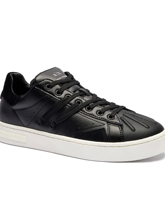Zdjęcie produktu Armani Exchange Skórzane sneakersy czarny