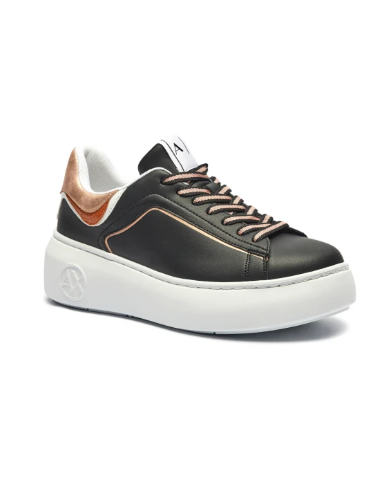 Zdjęcie produktu Armani Exchange Skórzane sneakersy czarny