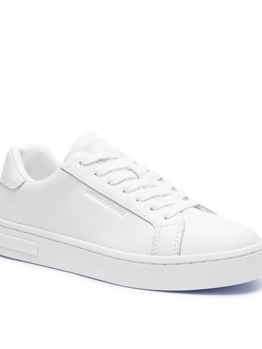 Zdjęcie produktu Armani Exchange Skórzane sneakersy biały