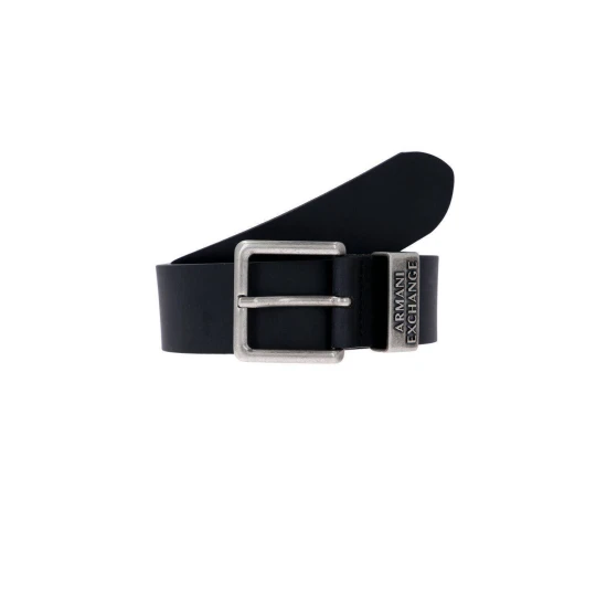 Zdjęcie produktu Armani Exchange Skórzany pasek czarny