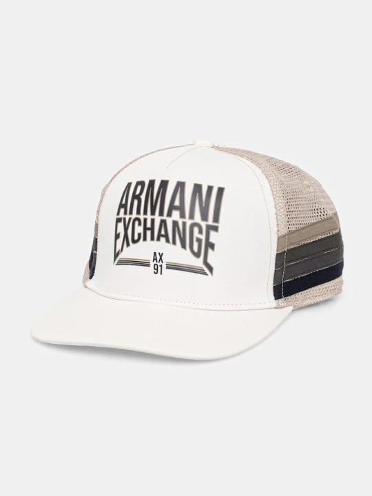 Zdjęcie produktu Armani Exchange snapback męski beżowy