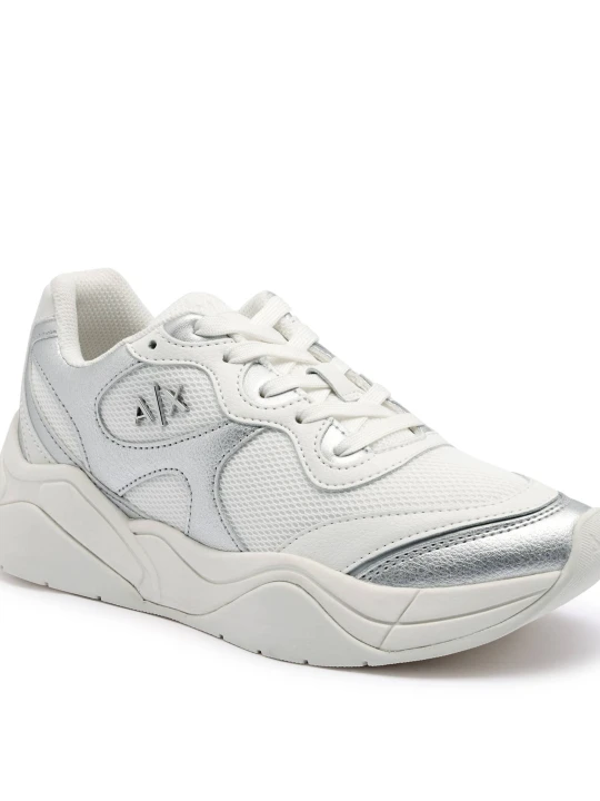 Zdjęcie produktu Armani Exchange Sneakersy srebrny