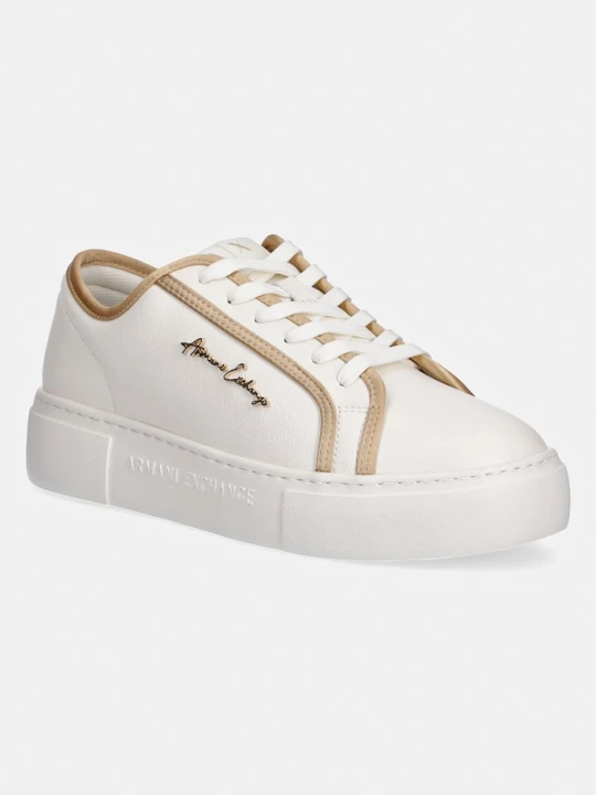 Zdjęcie produktu Armani Exchange sneakersy damskie beżowy