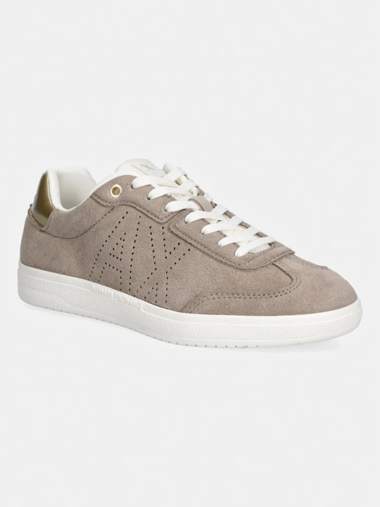 Zdjęcie produktu Armani Exchange sneakersy damskie zamszowe beżowy