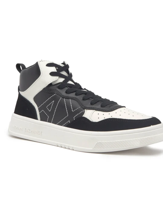 Zdjęcie produktu Armani Exchange Sneakersy ENGLISH | z dodatkiem skóry